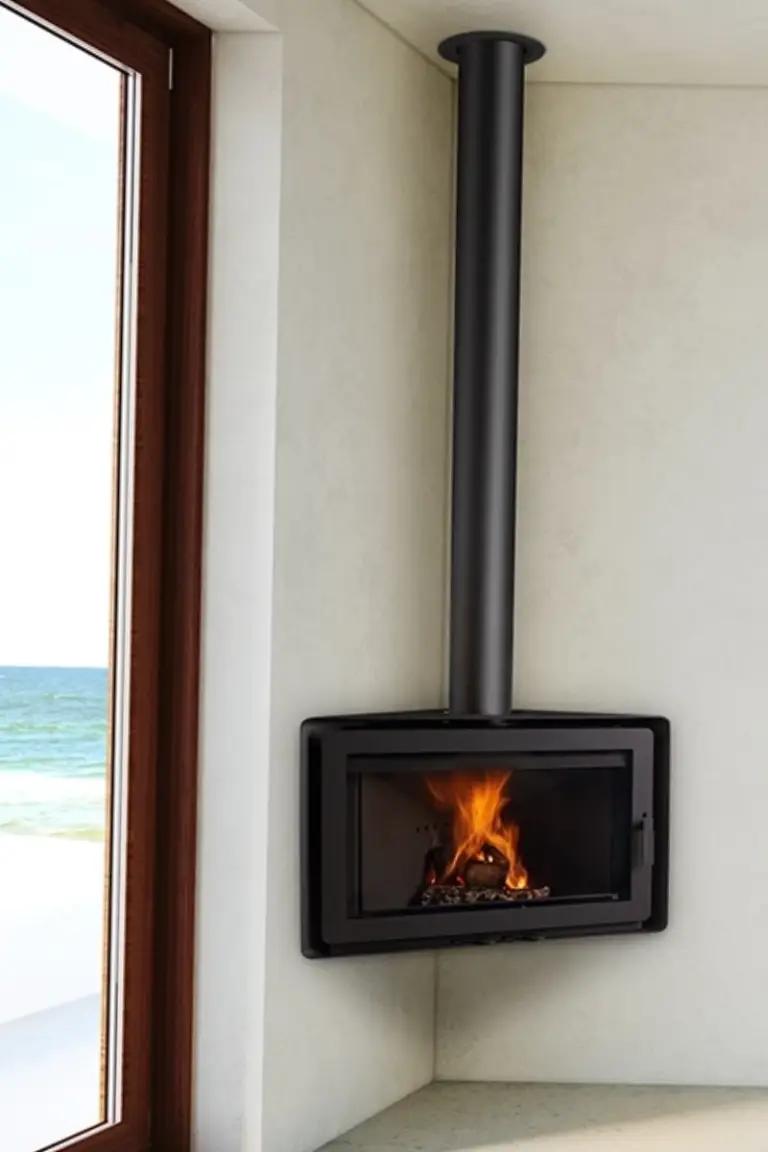 Pose d'une Cheminée à Saint-Genis-Laval avec foyer fermé moderne et habillage sur-mesure par l'équipe ChaleurFeu.