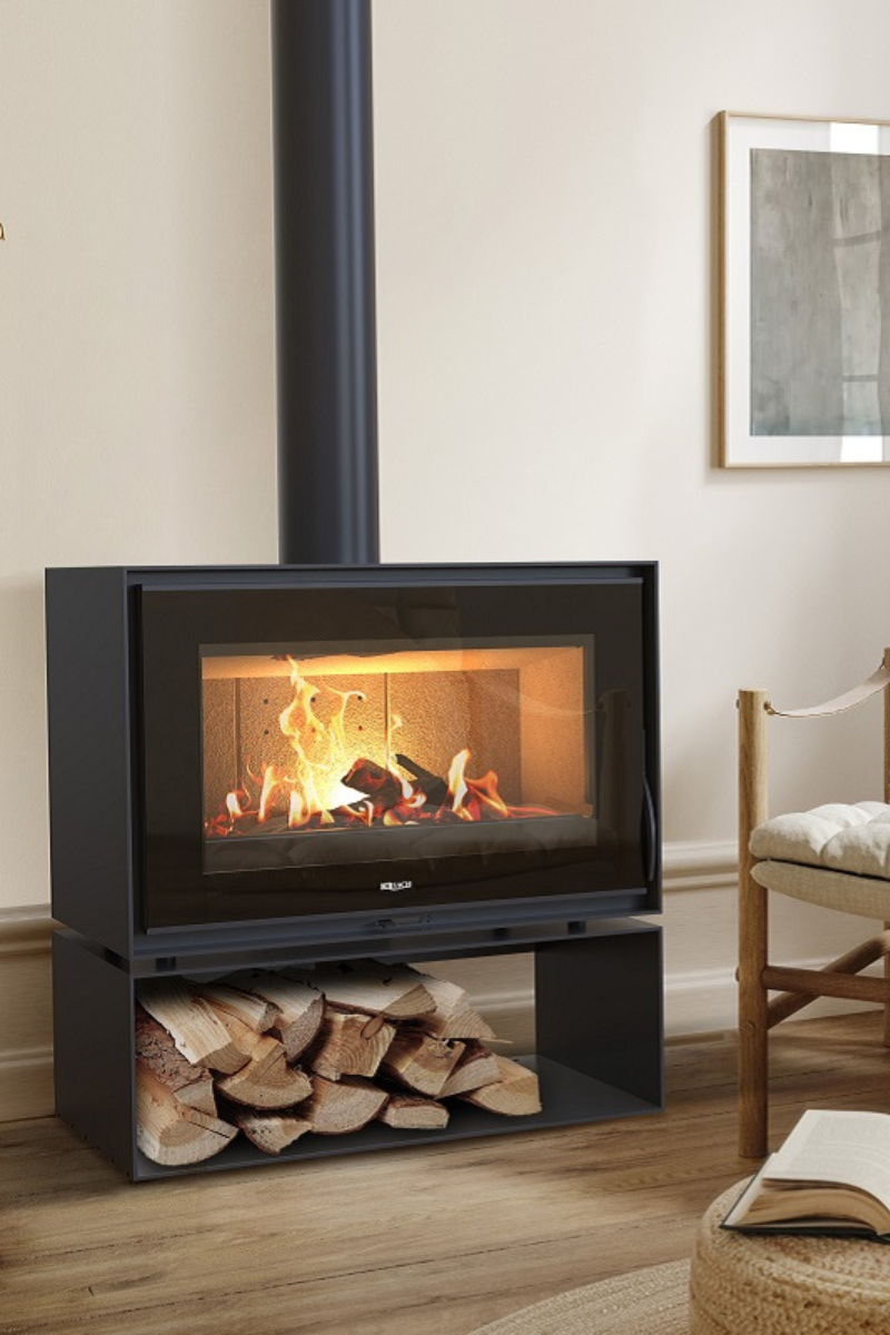 Pose technique sécurisée d'un Poêle à bois à Saint-Genis-Laval conforme aux normes RGE.