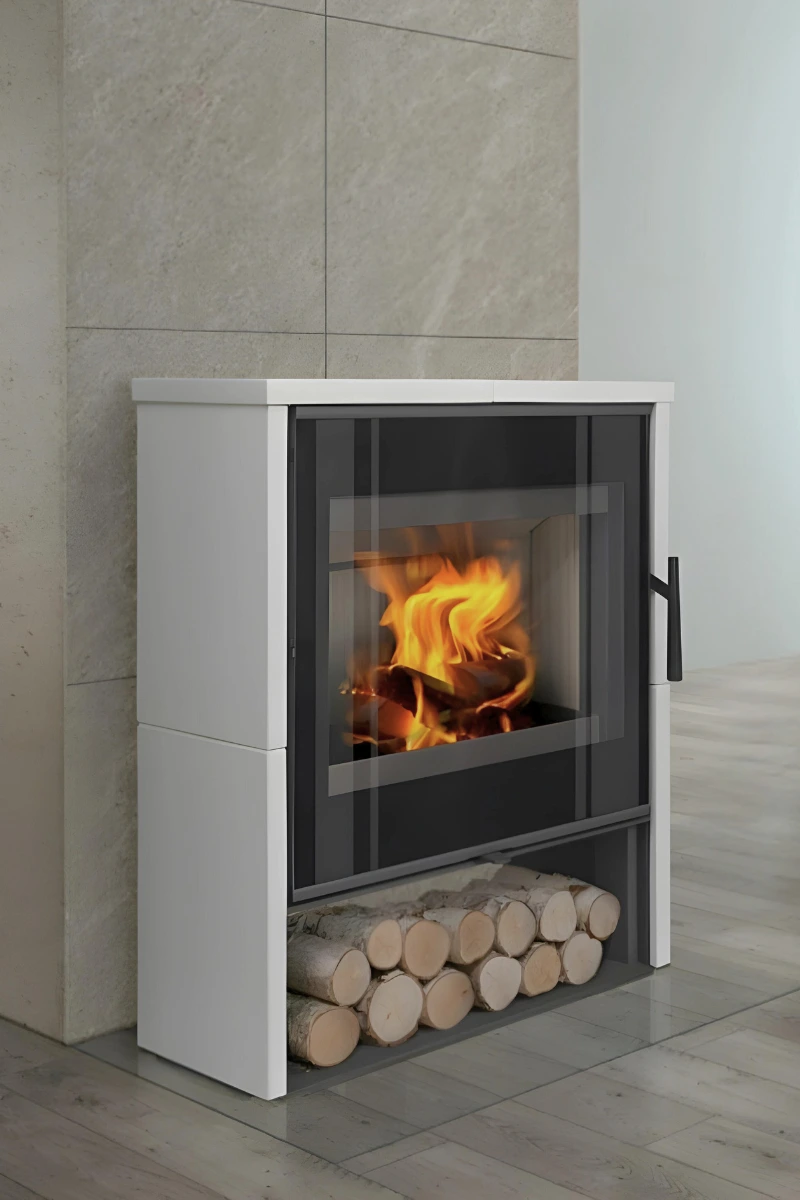 Pose technique sécurisée d'un Poêle à bois à Saint-Genis-Laval conforme aux normes RGE.